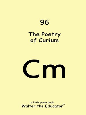 cover image of The Poetry of Curium